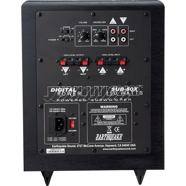 SUBWOOFER 8'' POWERED EARTHQUAKE SUB80