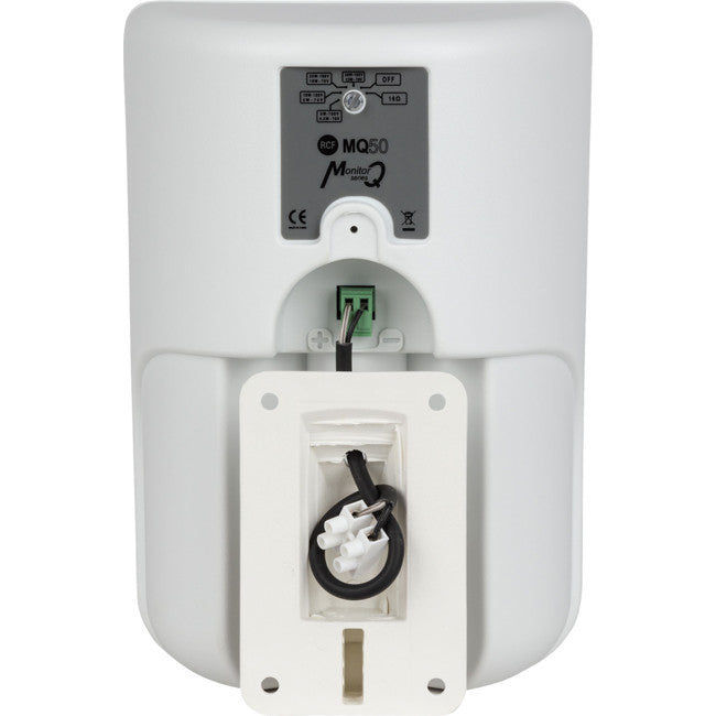 MQ50W COAXIAL 2 WAY 12W WALL MOUNTED 100V - 16 OHM  - RCF WHITE RCF MQ50W