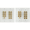 PRO1144A 7.1 HOME THEATRE WALL PLATE 14 TERMINALS + 1 RCA PRO2 A-1144A