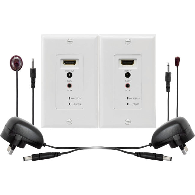 HDC6WP HDMI OVER CAT5E/6 WALL PLATE 60M DISTANCE WITH IR REMOTE PRO2 SX-EW60-3DIR