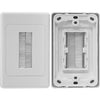 PRO1272 WHITE BRUSH WALL PLATE SUITS CLIPSAL E PRO2 A-1272AU