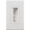 PRO1272D DECORA BRUSH WALL PLATE WHITE PRO2 A-1272W