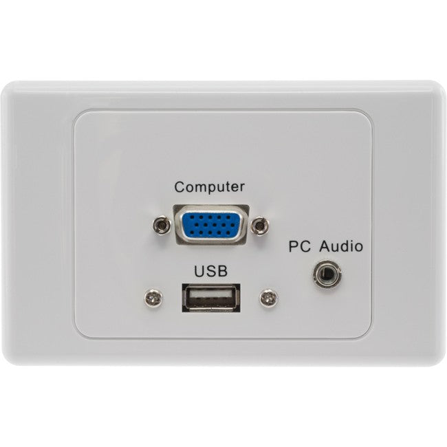 PRO1314 USB VGA PC AUDIO WALL PLATE PRO2 A-1314