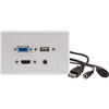 PRO1345 HDMI VGA USB 3.5mm AUDIO WALL PLATE PRO2