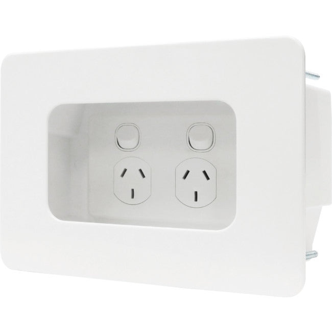 04MM-RP02 RECESSED WALL POINT WITH CABLE MANAGEMENT SYSTEM MATCHMASTER 04MM-RP02