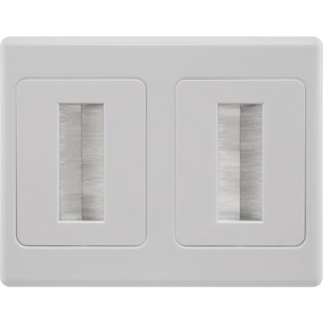 PRO1273 DUAL BRUSH WALL PLATE SUITS CLIPSAL PRO2 A-1273WAU