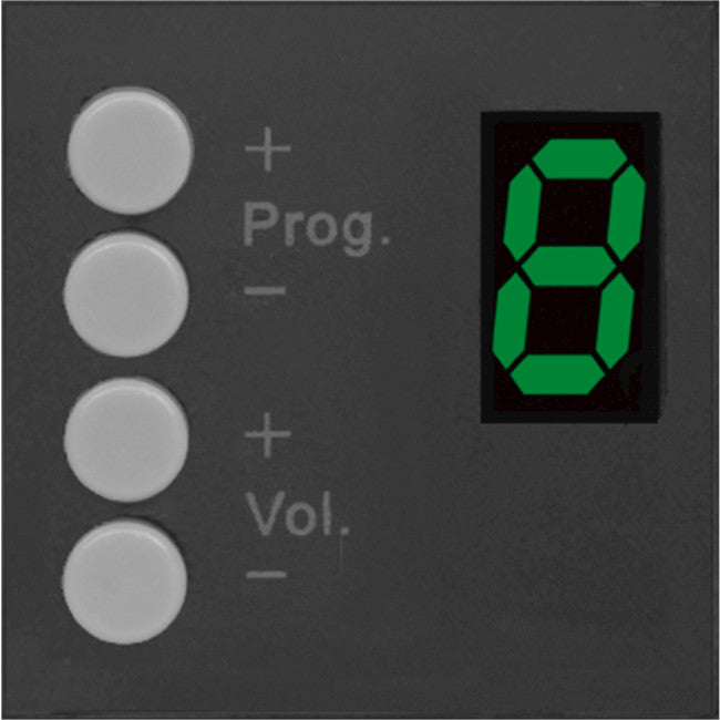 MWX45B BLACK WALL PANEL CONTROLLER FOR MTX SERIES MATRIX 45 X 45 AUDAC MWX45/B BLACK