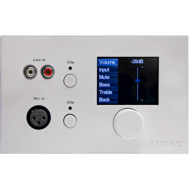 MWX65W WHITE ALL IN ONE WALL PANEL FOR MTX SERIES MATRIX AUDAC MWX65 WHITE