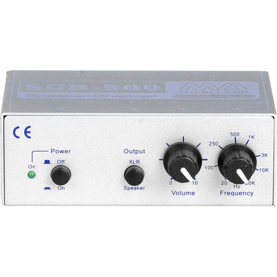 SCB500 VOLUME FREQUENCY SPK CHECKER 20HZ TO 20KHZ SPEAKON XLR MCLELLAND SCB500