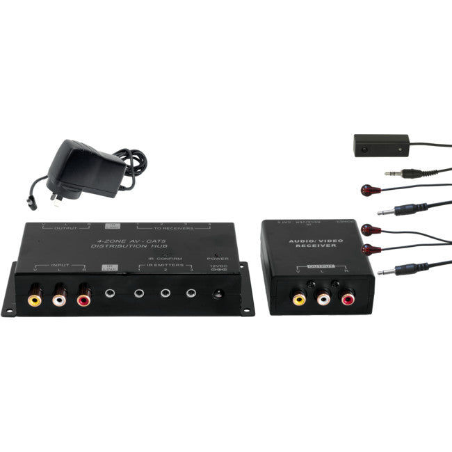 PRO1235D AV DISTRIBUTION OVER CAT5 1X4 COMPOSITE WITH IR PRO2 A1235D