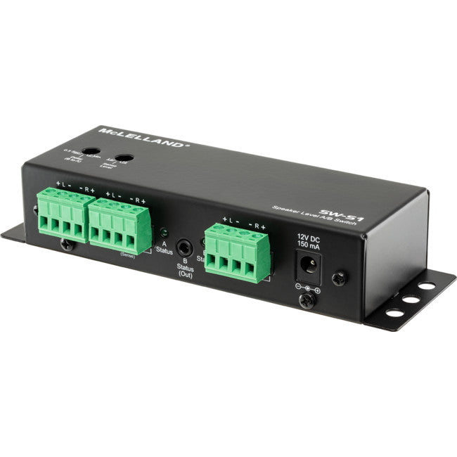 SW-S1 - SPEAKER LEVEL AUDIO AB SWITCH - MCLELLAND