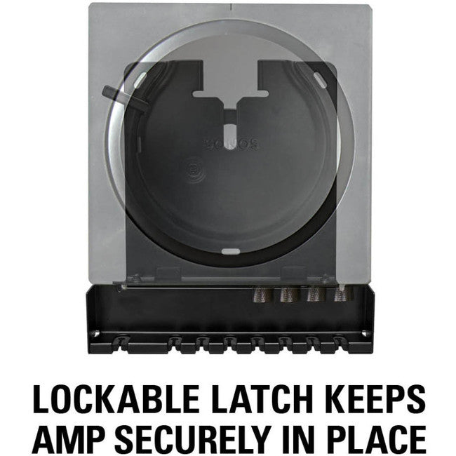 WSSCAM1-B2 SLIM WALL MOUNT FOR SONOS AMP LOCKABLE AND CABLE ORGANISER SANUS WSSCAM1-B2