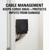 WSSCAM1-B2 SLIM WALL MOUNT FOR SONOS AMP LOCKABLE AND CABLE ORGANISER SANUS WSSCAM1-B2