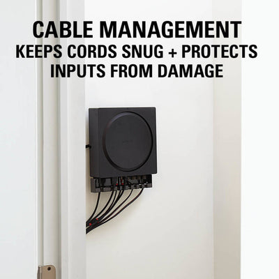 WSSCAM1-B2 SLIM WALL MOUNT FOR SONOS AMP LOCKABLE AND CABLE ORGANISER SANUS WSSCAM1-B2