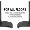 WSSE3A1B2 SONOS ERA300 ADJUSTABLE HEIGHT SPEAKER STAND BLACK SANUS 39899237
