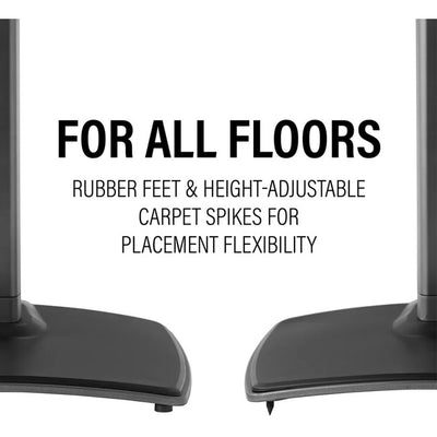 WSSE3A1B2 SONOS ERA300 ADJUSTABLE HEIGHT SPEAKER STAND BLACK SANUS 39899237