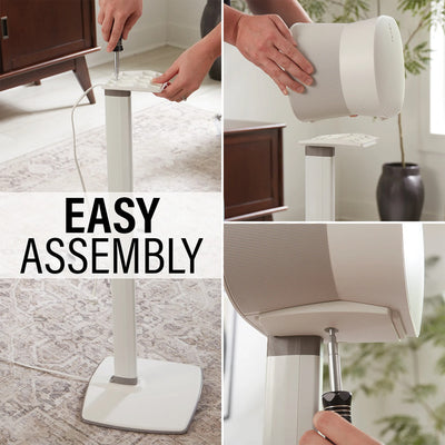 WSSE3A1W2 SONOS ERA300 ADJUSTABLE HEIGHT SPEAKER STAND WHITE SANUS 39899239