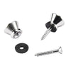 2x Guitar Strap Buttons Pins Pegs For Electric Acoustic Bass Ukulele Lock Pin