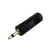 MONO 6.35mm 1/4" FEMALE to MONO 3.5mm 1/8"(m) MALE - Audio Adapter