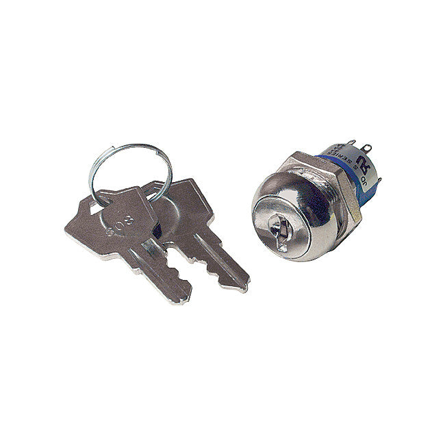 SK1080 DPDT SHORT BARREL KEY SWITCH SMALL BITTED KEY IG-061S