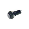 SP3549 SPST PUSH ON PUSH OFF BUTTON SQUARE SWITCH BLACK B-103 BLK (*)