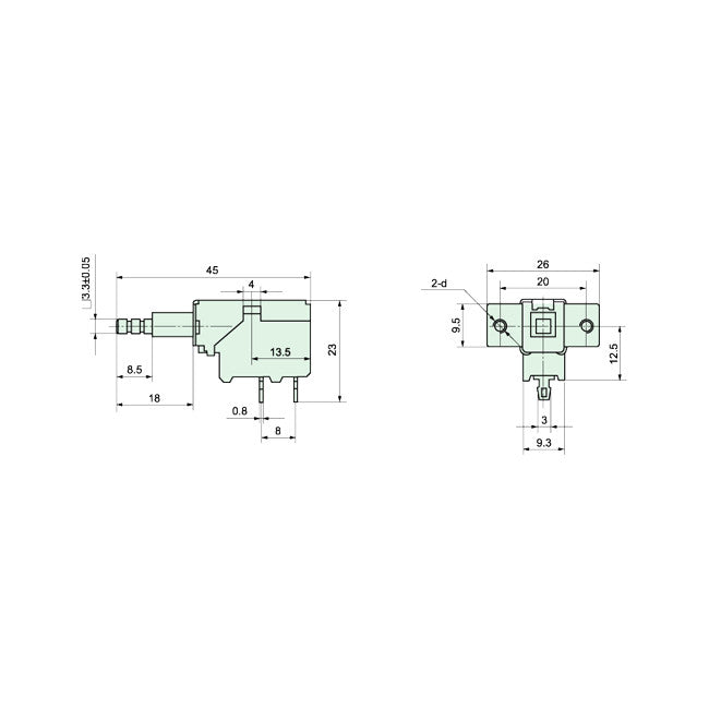 SP3590 SPST PUSH BUTTON POWER SWITCH ON/OFF AC 250V 5A  / KDC-A10-1 KDC-A10-1