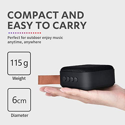 Portable Bluetooth Speaker Fabric Mini Wireless TF USB FM Call Waterproof