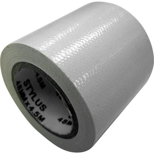 361GT4.5-WHT 4.5MTX 48MM GAFFER TAPE WHITE STYLUS COLOURED TAPE STYLUS 3024 - WHITE