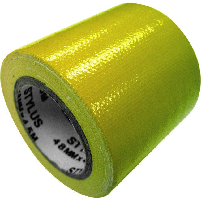 361GT4.5-YEL 4.5MTX 48MM GAFFER TAPE YELLOW STYLUS COLOURED TAPE STYLUS 3024 - YELLOW