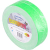 NCT48G GREEN 48MM X 45MT NEON CLOTH TAPE FLUORO GAFFER STYLUS 3308 48MM GREEN
