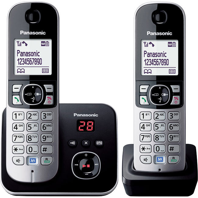 KXTG6822ALB - DECT TWIN PACK CORDLESS PHONE - WITH DIGITAL ANSWERING MACHINE - PANASONIC