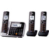 KXTG7893AZS DECT BLUETOOTH CORDLESS PHONE TRIPLE PK WITH ANSWER MACHINE PANASONIC KX-TG7893AZS