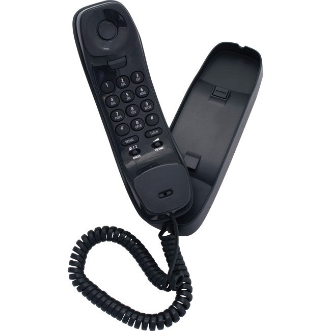 FP1100BLK - SLIMLINE CORDED PHONE - UNIDEN BLACK - UNIDEN