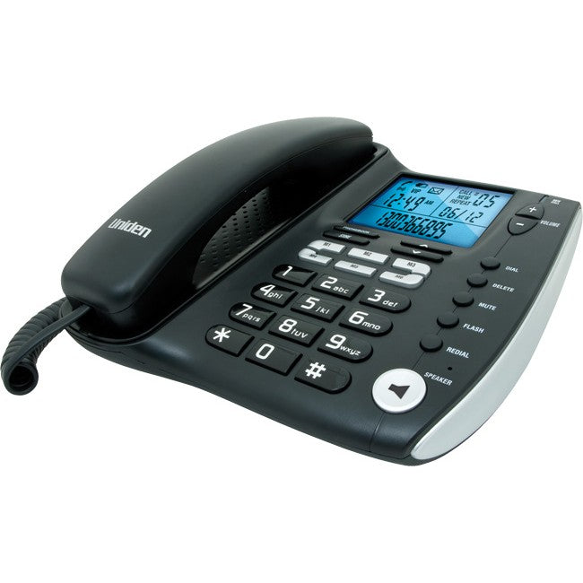 FP1200 - CORDED PHONE WITH LCD DISPLAY - & CALLER ID UNIDEN - UNIDEN