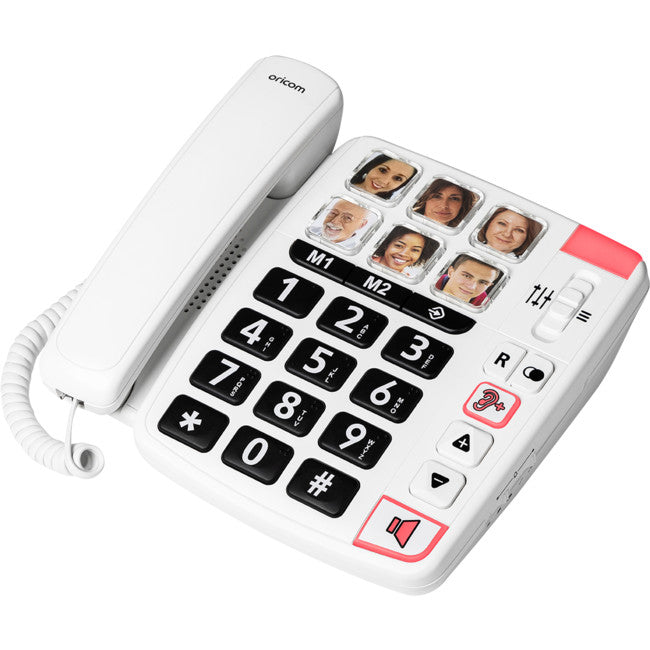 CARE80S - AMPLIFIED PHONE WITH PICTURE - DIALLING - ORICOM