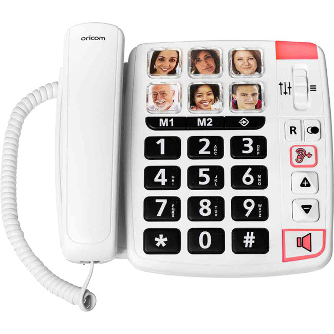 CARE80S - AMPLIFIED PHONE WITH PICTURE - DIALLING - ORICOM