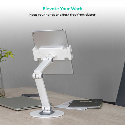 TSTD01 - UNIVERSAL IPAD TAB STAND WHITE - MBEAT