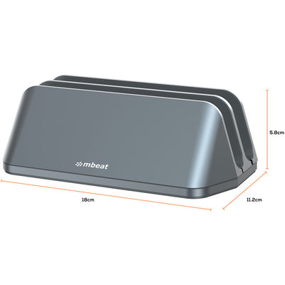 STDS5GRY S5 DUAL TABLET LAPTOP STAND STAGE MBEAT MB-STD-S5GRY