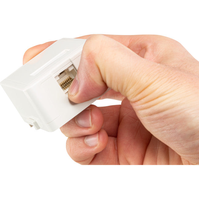 SMBT1C6 CAT6 RJ45 SURFACE MOUNT SOCKET TELSTRA APPROVED TE SMBT1C6