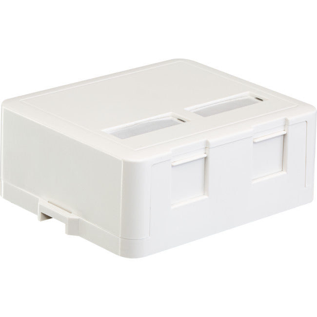 SMBT2C6 - DUAL CAT6 SURFACE MOUNT SOCKET - TELSTRA APPROVED - TE