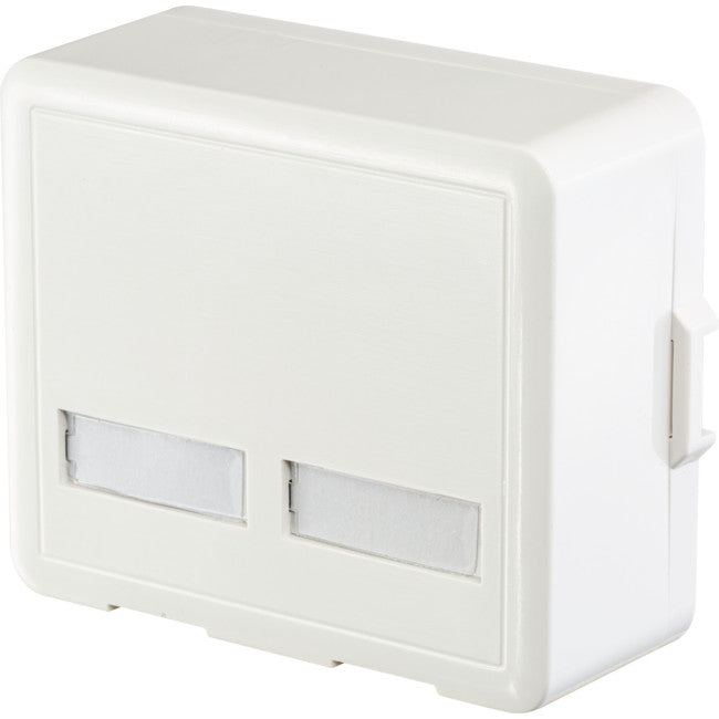 SMBT2C6 - DUAL CAT6 SURFACE MOUNT SOCKET - TELSTRA APPROVED - TE