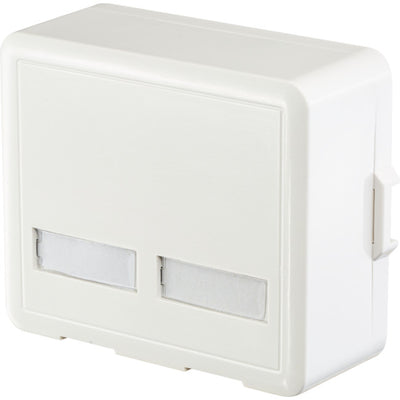 SMBT2C6 - DUAL CAT6 SURFACE MOUNT SOCKET - TELSTRA APPROVED - TE