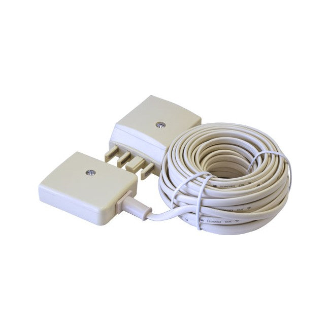 E4003B/IVY - 3MT TELEPHONE EXTENSION LEAD - 605 PLUG TO 610 SOCKET TEL3230