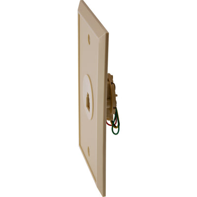 WP164B\IVY MODULAR TELEPHONE WALL PLATE WP164B\IVY