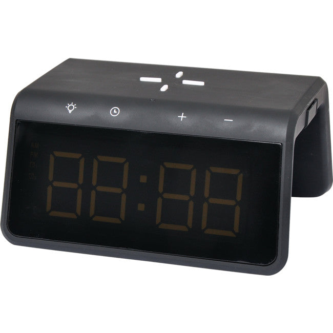 D2320 USB ALARM CLOCK WITH QI CHARGE POWERTRAN D2320