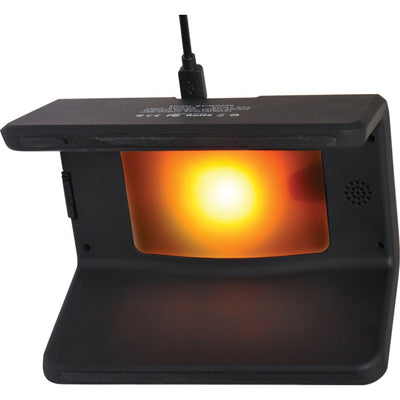 D2320 USB ALARM CLOCK WITH QI CHARGE POWERTRAN D2320