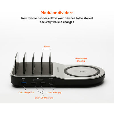 UWC5K USB-C AND QI WIRELESS CHARGER GORILLA POWER MBEAT MB-UWC-5K