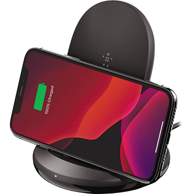 BCS 15W WIRELESS CHARGING STAND BOOST CHARGE BELKIN WIB002AUBK