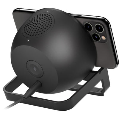 BCSSBK QI CHARGING STAND WITH SPEAKER BELKIN BOOST CHARGE BLACK BELKIN AUF001AUBK