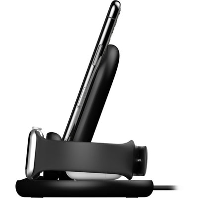 APPLECD 3 IN 1 QI CHARGING DOCK BELKIN BLACK APPLE DEVICES BELKIN WIZ001AUBK